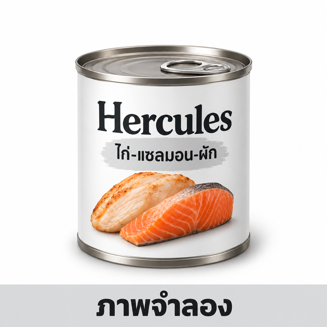 CD0303-Hercules กระป๋อง(กระป๋อง/ไก่-แซลมอน-ผัก)