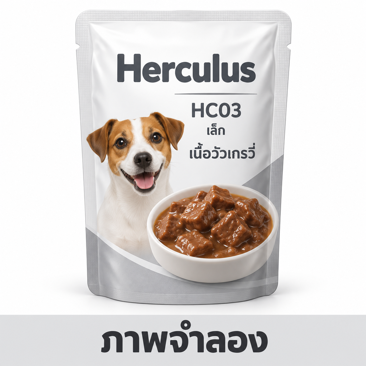 CD0304-Herculus เพาซ์(ซอง/HC03เล็ก เนื้อวัวเกรวี่) — ภาพจำลอง