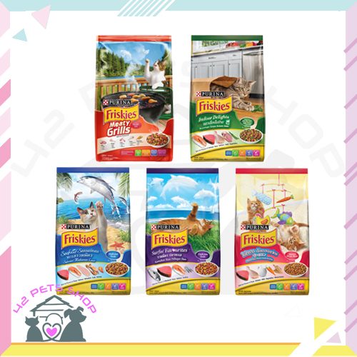 CD0033-Friskies แมวเม็ด 2.8-3kg(1+ ปิ้งย่าง (สีแดง))