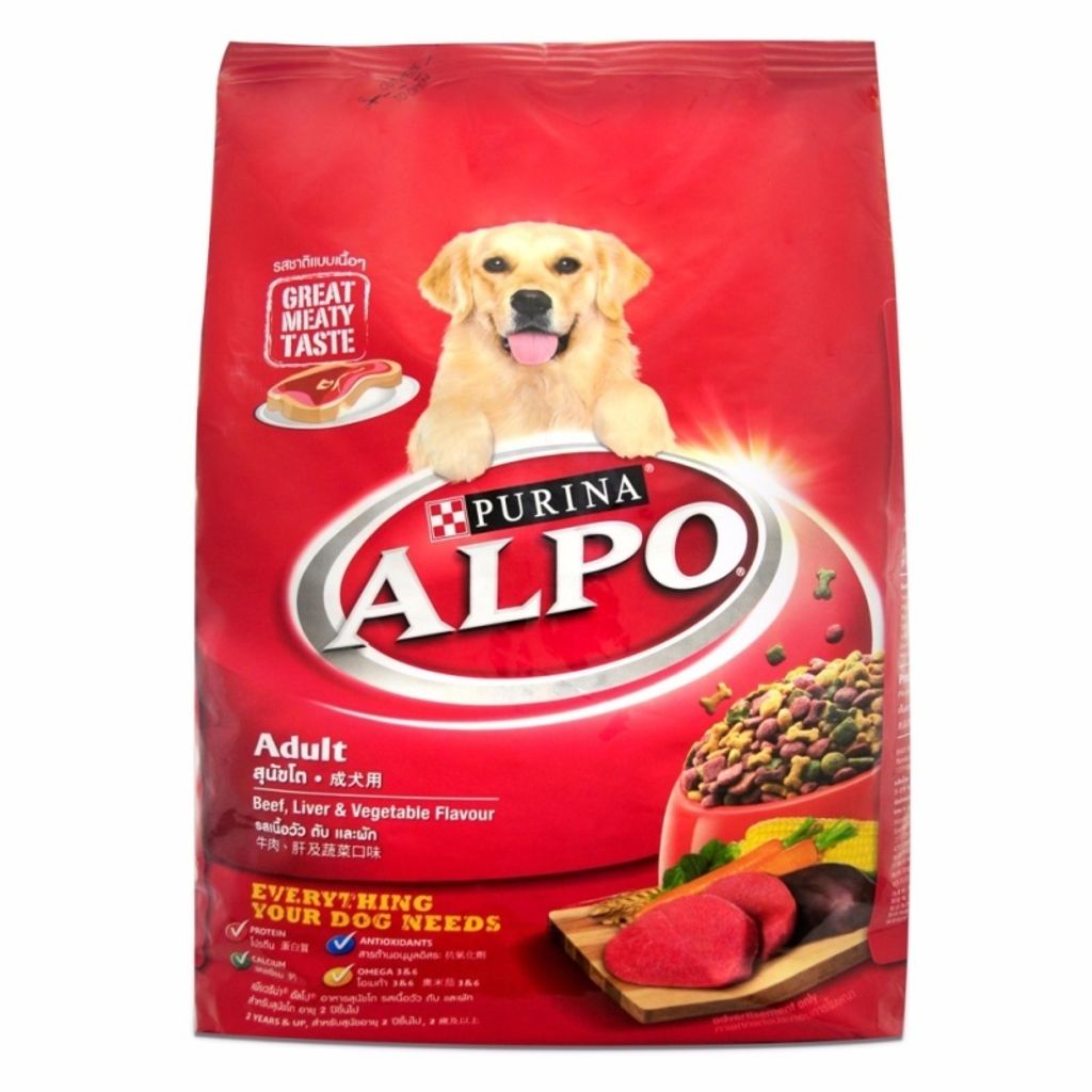 CD0459-Alpo สุนัข(3Kg/สุนัขโต เนื้อวัว ตับ และผัก)
