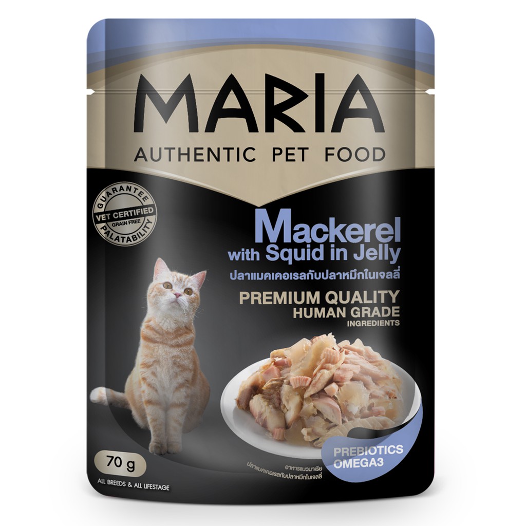 Maria-C ซอง/05C แมคเคอเรล-ปลาหมึกในเจลลี