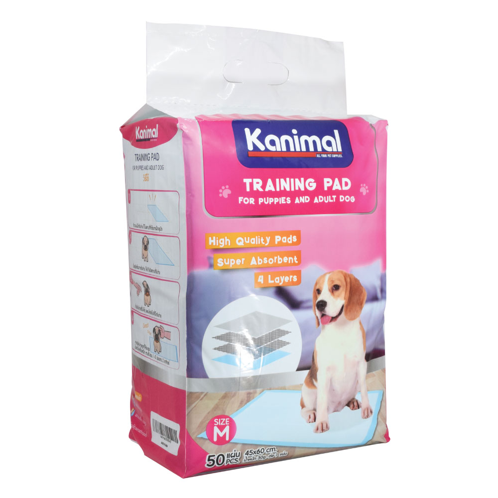Kanimal M- 50pcs 30g 45x60cm. แผ่นรองซับอนามัย