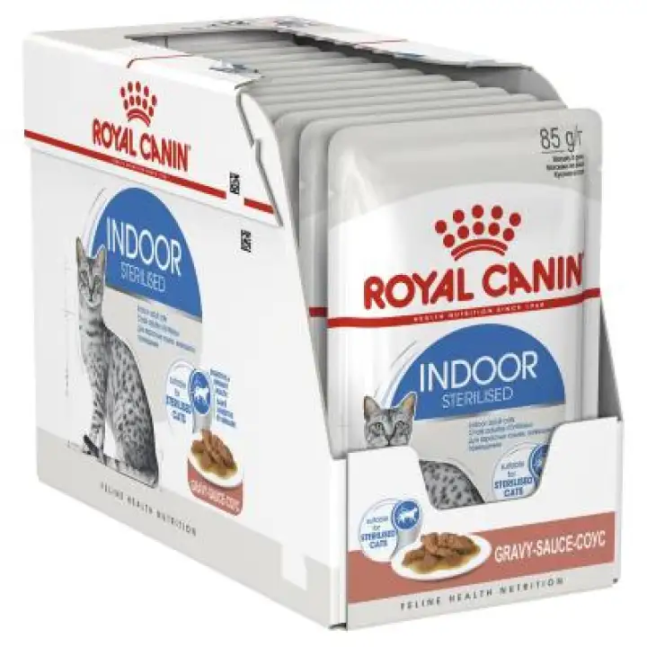 Royal canin-C 85g ซอง Indoor Sterilised 7+-Gravy