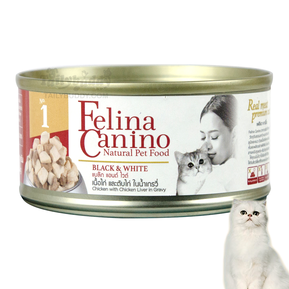 CD0259-Felina Canino แมว 70g.(ลัง*24/no.9 เนื้อไก่ เนื้อวัว)