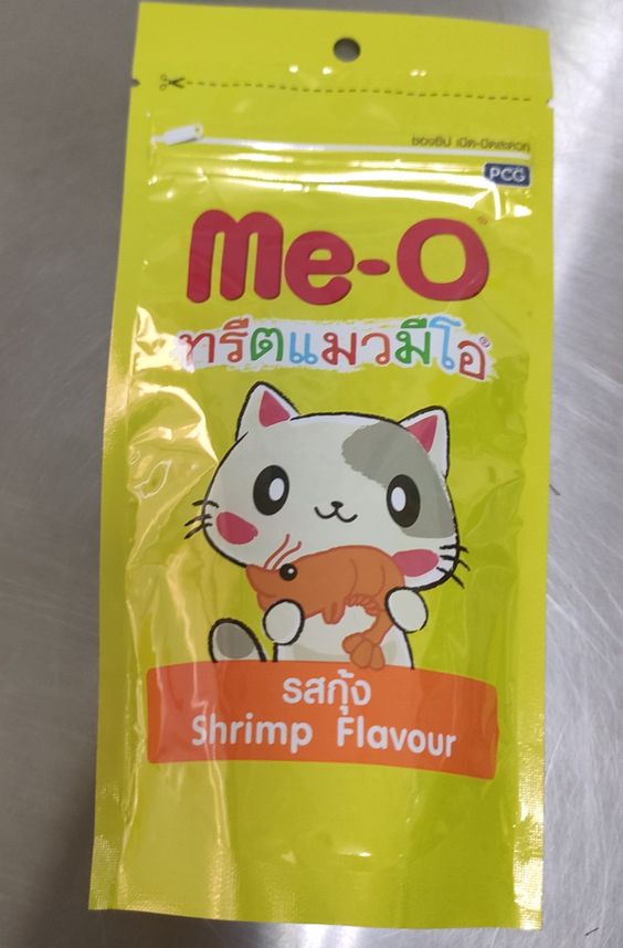 Me-O Treat ถุง 50g (2)Eyesight&Immune บำรุงสายตา สร้างภูมิ /กุ้ง