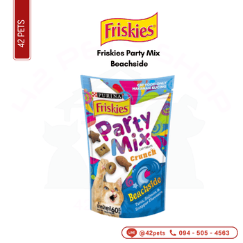 CD0144-Friskies Party Mix(Beachside-ฟ้า กล่อง*8ซอง)