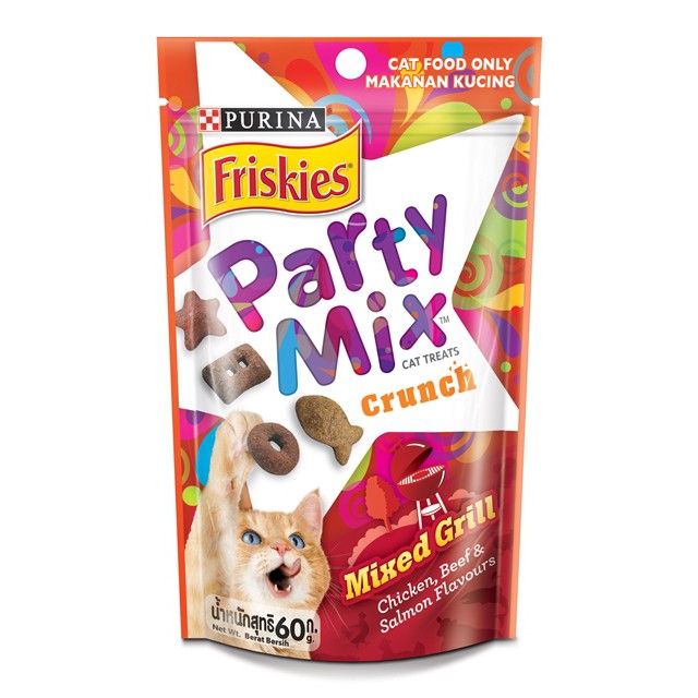 CD0144-Friskies Party Mix(Mixed Grill-แดง กล่อง*8ซอง)