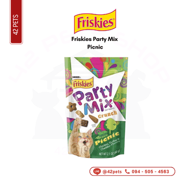 CD0144-Friskies Party Mix(Picnic)-เขียว 60g.