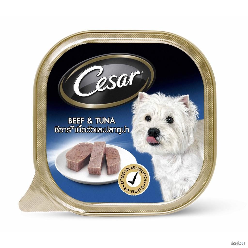 CD0206-Cesar ถาด(ถาด/เนื้อวัวและทูน่า)