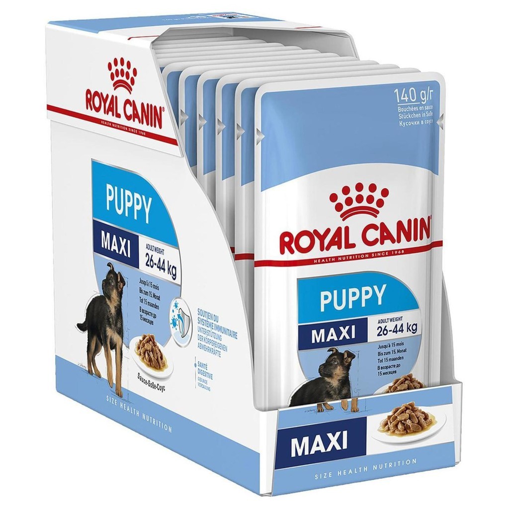 CD0160-Royal Canin สุนัข เพาซ์(กล่อง*10/140g.Medium Puppy)