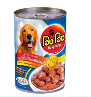 Hong Hong ลังx24 กป 400g. (ฟ้า)-เนื้อ ในเกรวี่