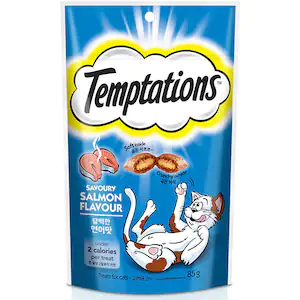 CD0171-Temptations SEAFOOD MEDLEY FLAVOUR(รสเชเวอรี่แชลมอน 85กรัม)