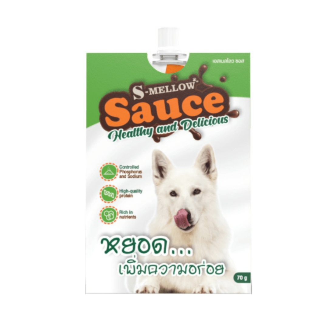 CD0172-S-Mellow ซอส 70g(ทูน่า แกะ (สุนัข เขียว)/ซอง)