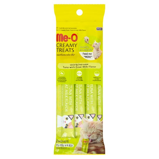 Me-O M1 เพอร์เฟคมิกซ์ 15g ทูน่า+นมแพะ