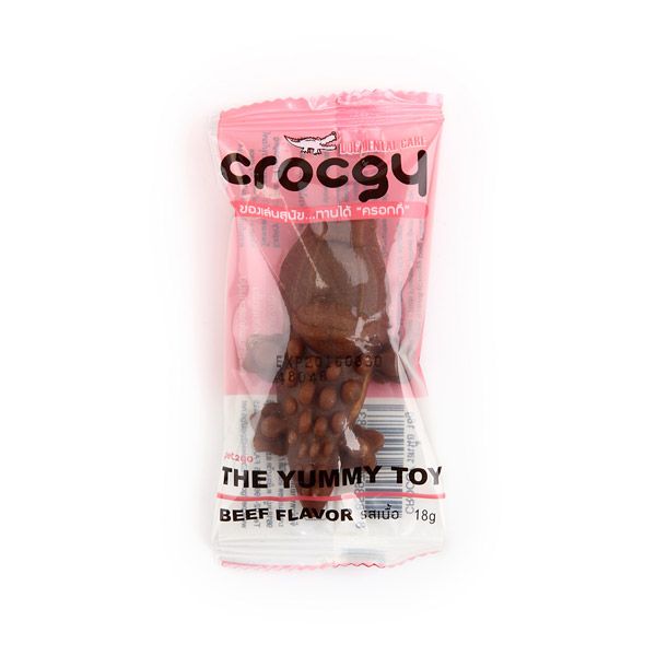 CROCGY ซอง 18g (S) Beef/เนื้อ (แดง)