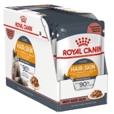 CD0103-Royal Canin แมว เพาซ์ กล่อง*12ซอง(Intense Beauty-Gravy 85g.)