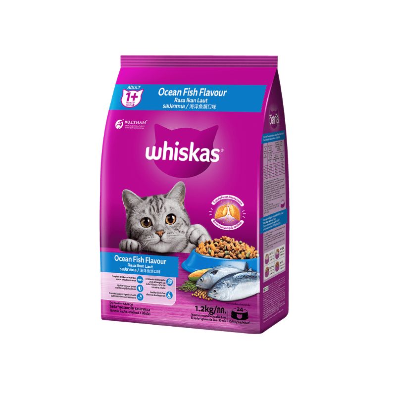 Whiskas 1.2kg ปลาทะเล