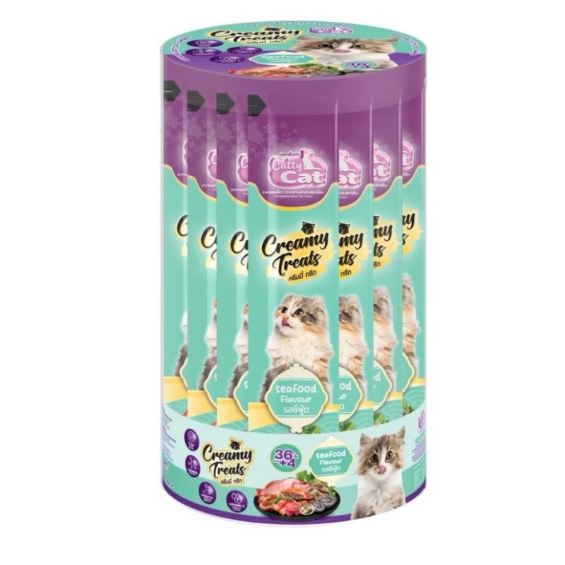 Catty Cat กระปุก 15gx40 (LD08) Shrimp/กุ้ง