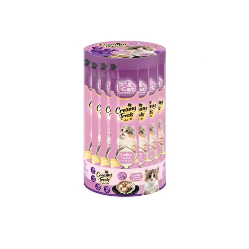 Catty Cat กระปุก 15gx40 (LD06) Scallop/หอยเชลล์