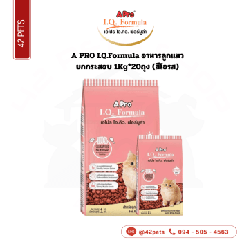 Apro I.Q. แมว กส 1kgx20 (โอรส)ลูกแมว