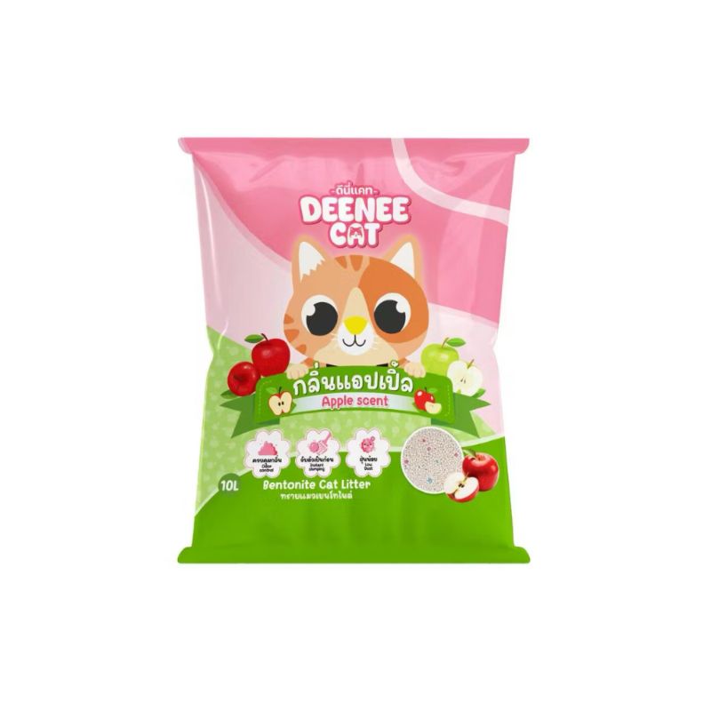Deenee cat ทรายแมว 5L Apple/แอปเปิ้ล (DS01)