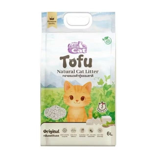 Catty Cat ทรายเต้าหู้ 10L (TF11) Original