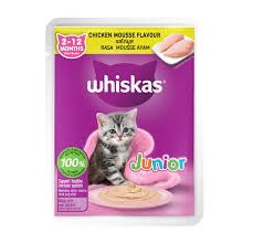Whiskas กล่องx14 80g ลูก ไก่มูส