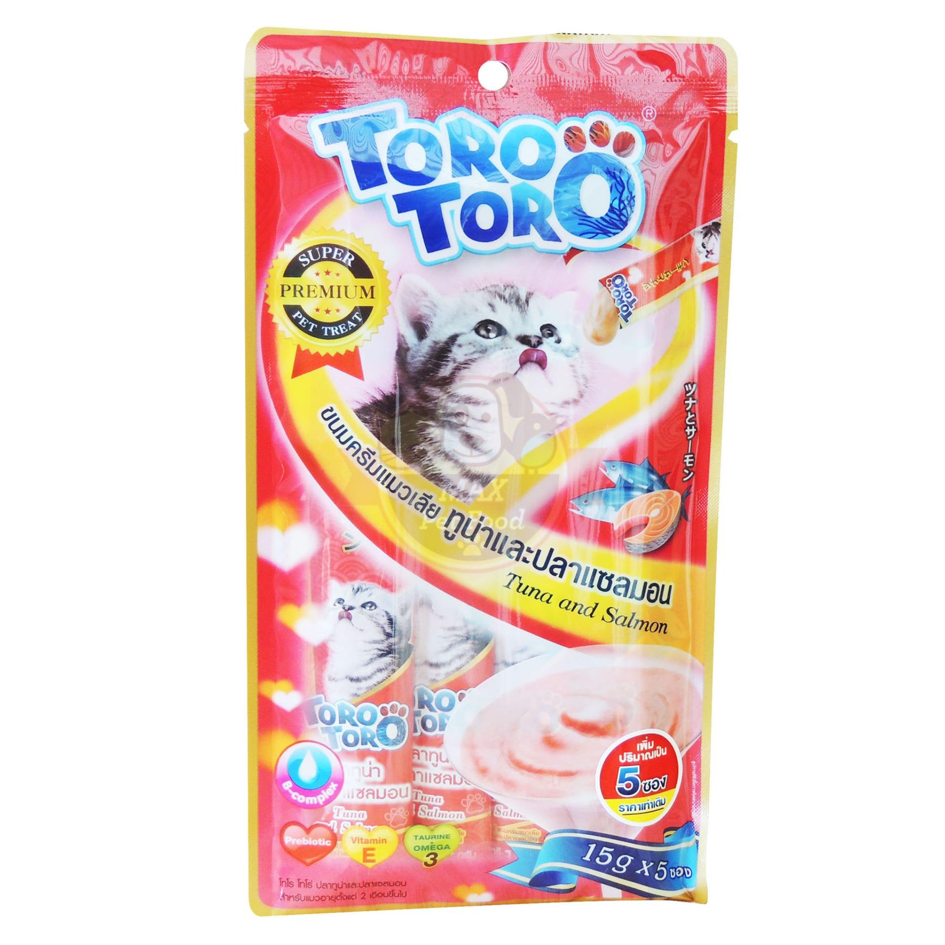 Toro ซอง 15gx5 (แดง) ทูน่าและปลาแซลมอน
