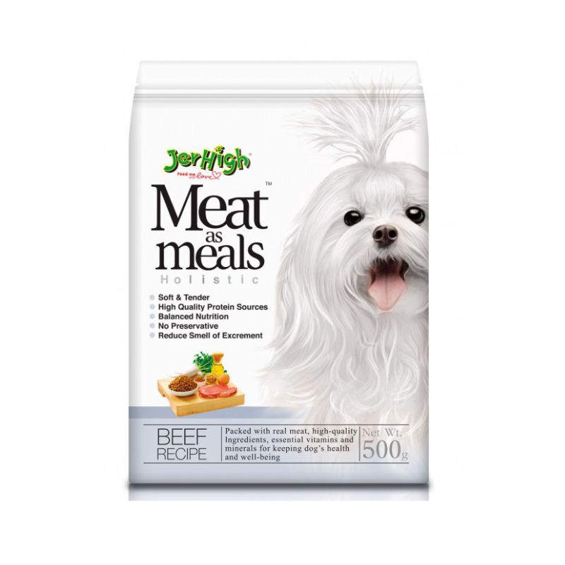Jerhigh Meat&meals 500g เนื้อ